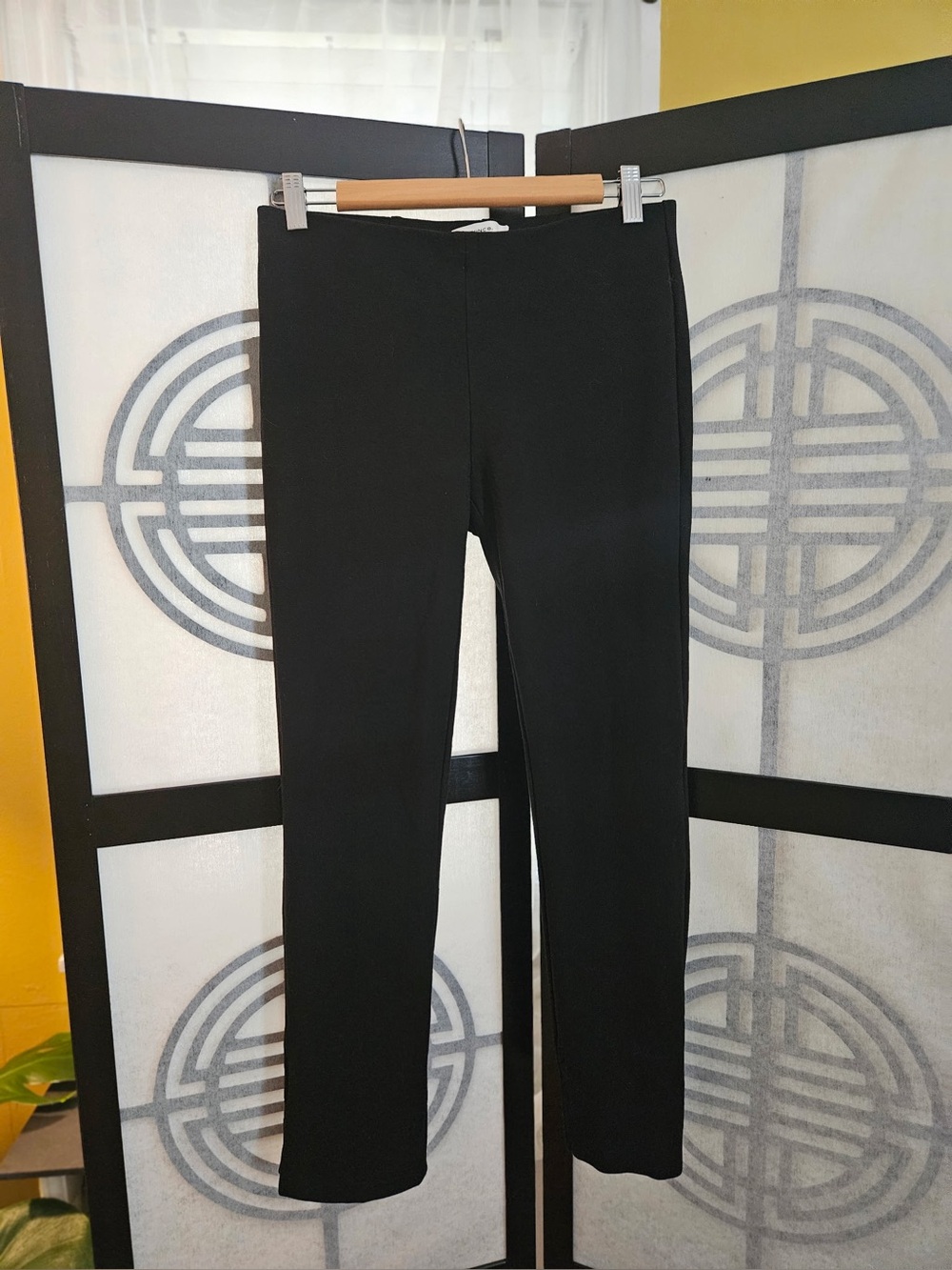Vince Black Women's Straight-Leg Pants